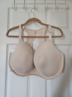 Paramour Lace Racerback T-Shirt Bra - Light Blush